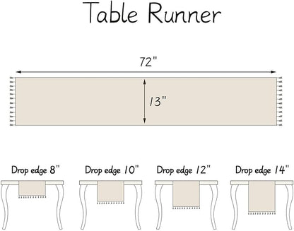 Farmhouse Table Runner, Rustic Cutout Table Runners - Image 3