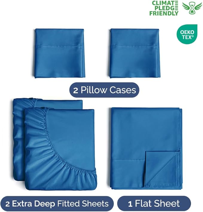 Extra Deep Pocket Split King Sheets - Image 2