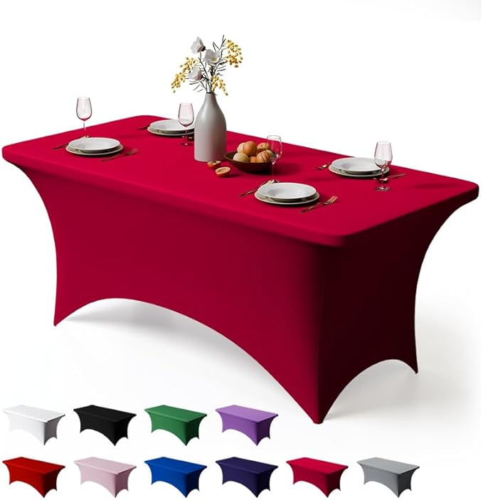 Trlyc 1 Pack 6FT Spandex Table Cloth by TRLYC