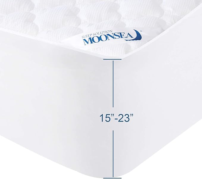 California King Air Mattress Cover, Thick Quilted Mattress Topper, Soft - Image 4