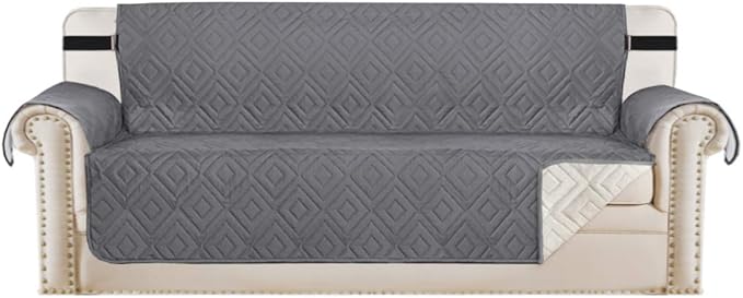 Reversible Sofa Slipcover Furniture Protector Water Resistant 2 Inch Wide by HVERSAILTEX
