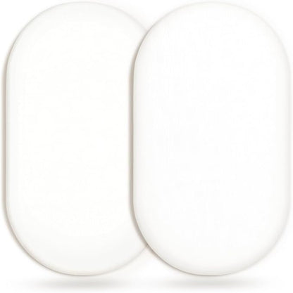 GRSSDER Stretchy Ultra Soft Fitted Bassinet Sheet 2 Pack, Universal Fit by BUYNOW