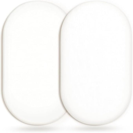 GRSSDER Stretchy Ultra Soft Fitted Bassinet Sheet 2 Pack, Universal Fit by BUYNOW