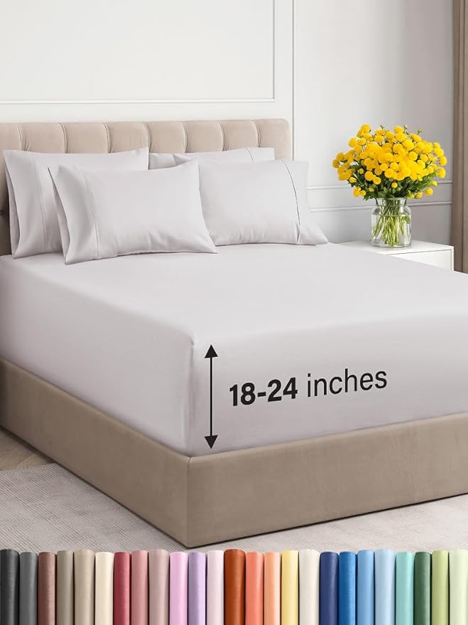 Extra Deep Cal King Sheet Set by CGKUnlimited