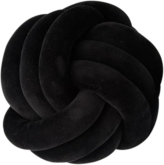 2 Pcs Knot Pillows, 8.7" Decorative Round Pillow Cushions - Image 7
