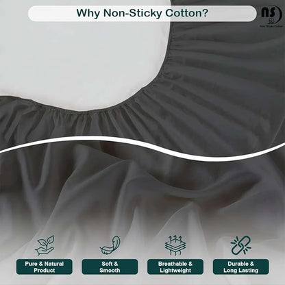 NON Sticky cotton Full Size Sleeper Sofa Sheets, 4 Piece Egyptian Cotton Bed - Image 4