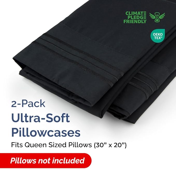 Queen Pillow Cases Set of 2 - Image 2