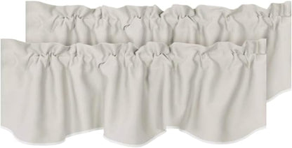 H.VERSAILTEX 2 Panels Blackout Curtain Valances by HVERSAILTEX