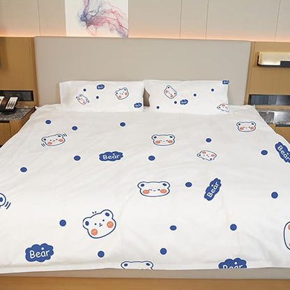 Portable Disposable Bed Sheet, Duvet Cover, Pillowcase Four Piece Set, - Image 3