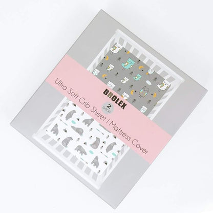 BROLEX Baby Fitted Crib Sheets: Kid Crib Sheets - Image 2