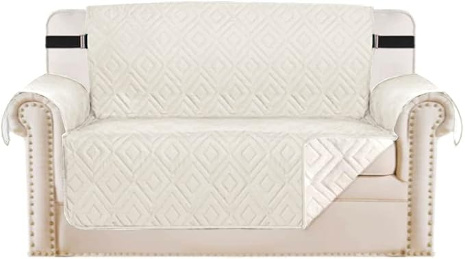 H.VERSAILTEX Reversible Loveseat Cover Furniture Protector Anti-Slip Water by HVERSAILTEX