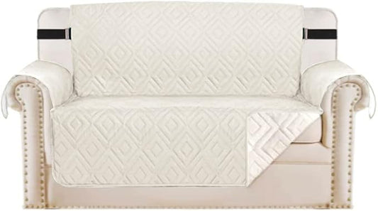 H.VERSAILTEX Reversible Loveseat Cover Furniture Protector Anti-Slip Water by HVERSAILTEX
