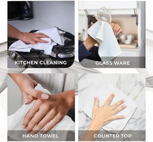 avalon towels cotton washcloths – (pack of 60) on a desk or shelf