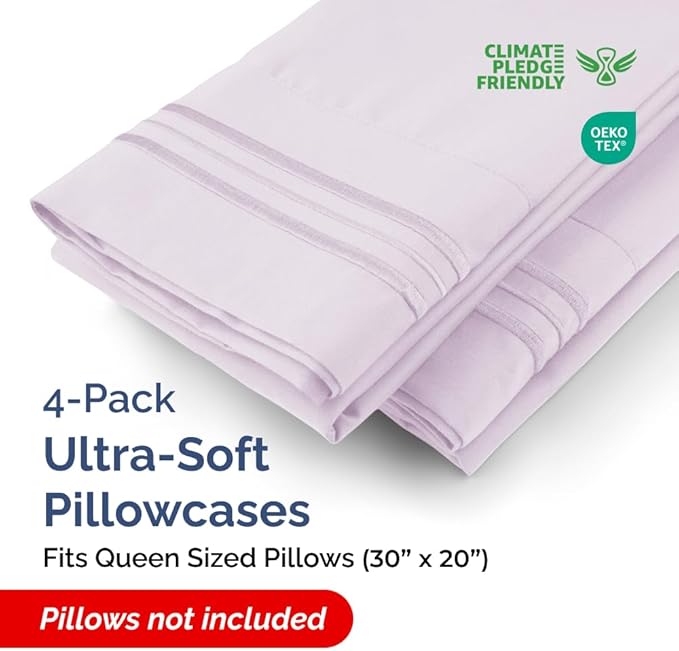 Queen Pillow Cases Set of 4 - Image 2