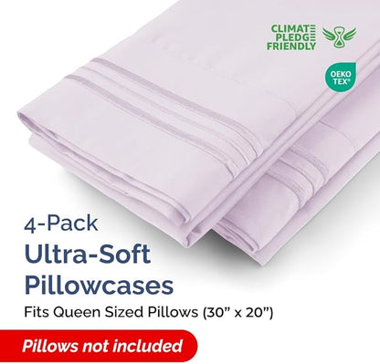 Queen Pillow Cases Set of 4 - Image 2