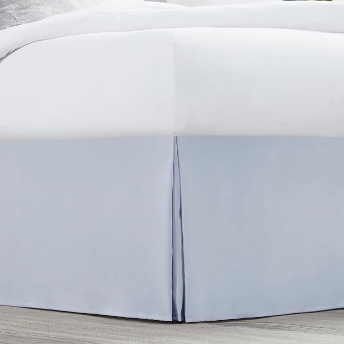 Nestl Ice Blue Bed Skirt King Size - Image 2