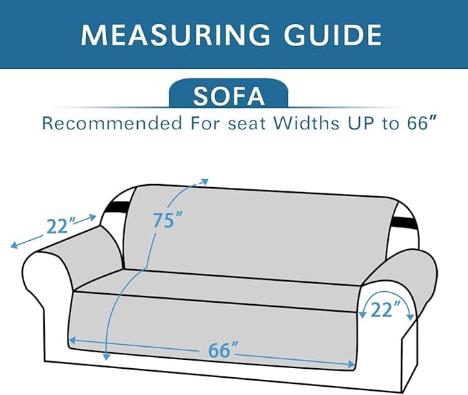 H.VERSAILTEX Reversible Sofa Slipcover Furniture Protector Water Resistant 2 - Image 2