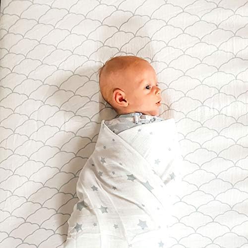 Newton Baby MINI CRIB Fitted Sheets | Organic Muslin Cotton, Breathable Soft - Image 7