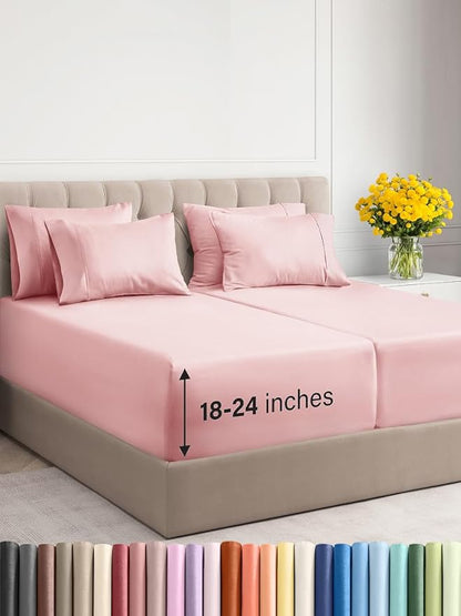 Extra Deep Split King Sheet Set by CGKUnlimited