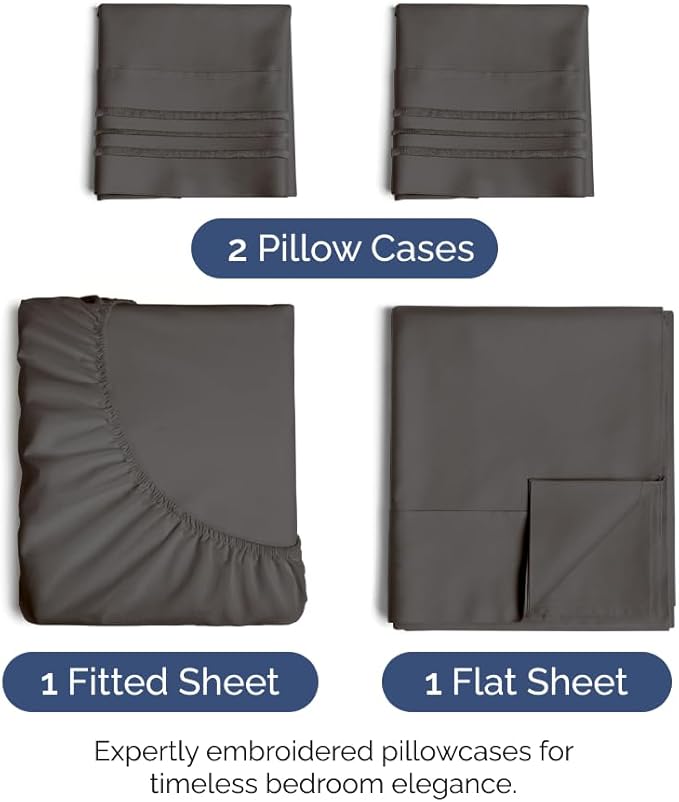 Full Size 4 Piece Sheet Set - Image 2