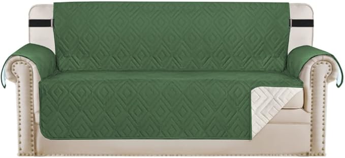 H.VERSAILTEX Reversible Sofa Slipcover Furniture Protector Water Resistant 2 by HVERSAILTEX