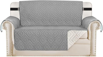 H.VERSAILTEX Reversible Loveseat Cover Furniture Protector Anti-Slip Water by HVERSAILTEX