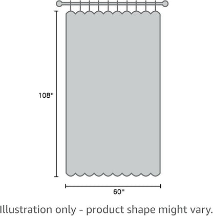 Pitalk 60 Inch Wide Curtains for Living Room 2 Panels Back Tab Pocket Drape - Image 9