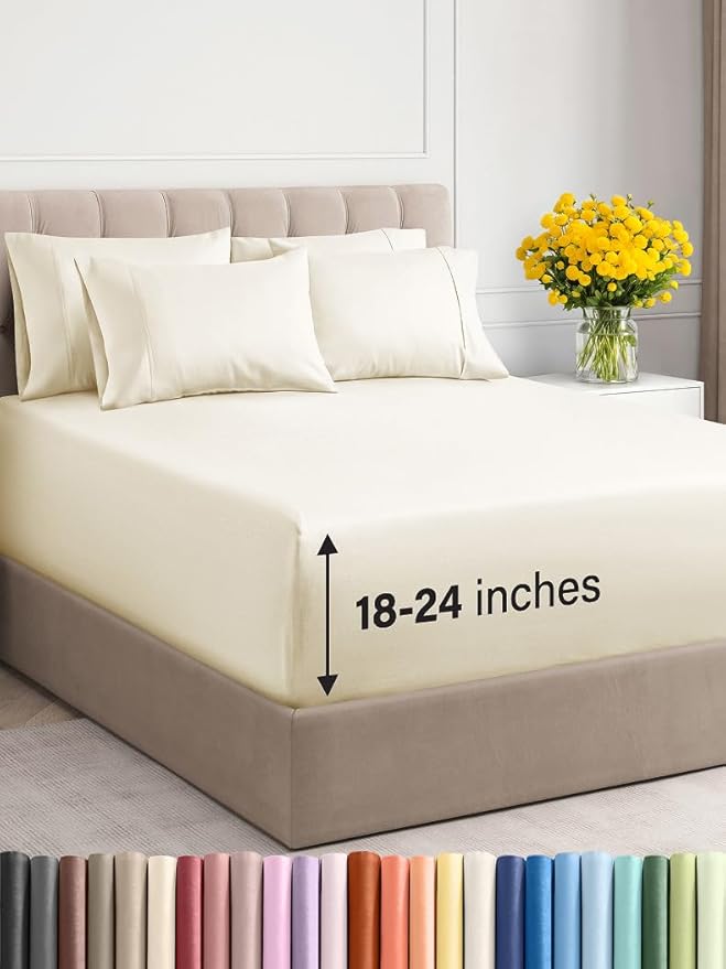 Extra Deep Queen Sheet Set by CGKUnlimited