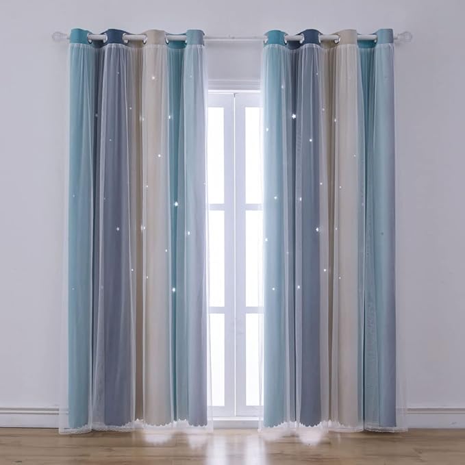 Ombre Rainbow Blackout Curtains - Image 5