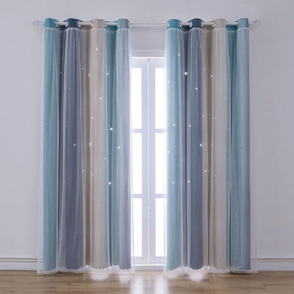 Ombre Rainbow Blackout Curtains - Image 5