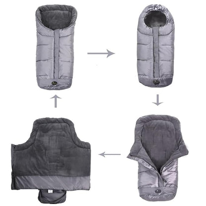 Stroller Blanket Evelution, Stroller Footmuff Winter Toddler Universal Stroller - Image 4