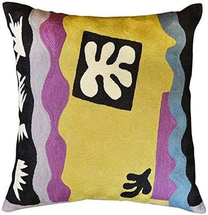 Yellow Matisse Gold Pillow Cover Farmhouse Chair Pillowcase Art Deco Chair by Kashmir+Designs