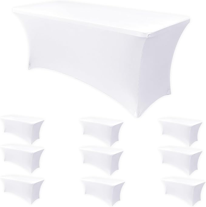 Obstal 10-Pack Stretchy Spandex Tablecloth by Obstal