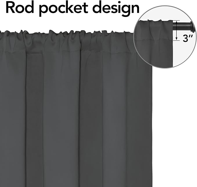 Easy-Going Rod Pocket Blackout Curtains - Image 2