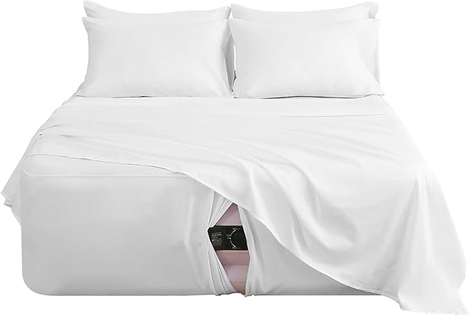 Queen Sheet Set for Air Mattress, 6 Piece Air Bed Sheets Set by Akicia