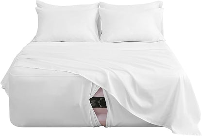 Queen Sheet Set for Air Mattress, 6 Piece Air Bed Sheets Set by Akicia
