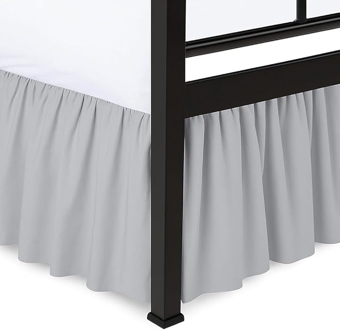 Shreem Linen Ruffled Bed Skirt by SHREEM+LINEN