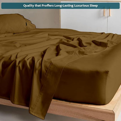 Luxury Queen Sleeper Sofa Bed Sheet Set, 100% Egyptian Cotton, 338 Thread Count - Image 7
