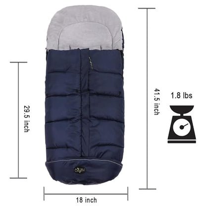 CozyMe Stroller Footmuff, Insulated Stroller Blanket Evelution - Image 2