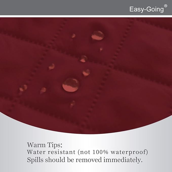 Easy-Going Recliner Chair Slipcover Reversible Sofa Cover Water Resistant Couch - Image 4