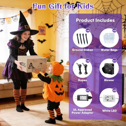 Danxilu 12FT Gaint Halloween Inflatable Floating Witch Outdoor Decoration