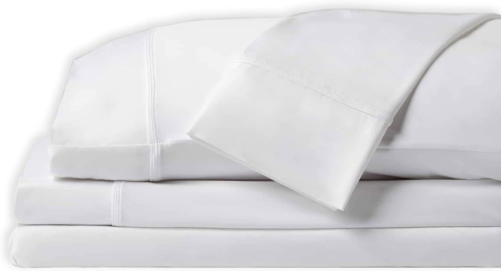 SHEEX Original Performance Cooling Sheets, Split King Bright White