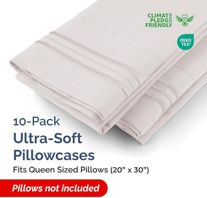 Queen Pillow Cases Set of 10 - Image 2