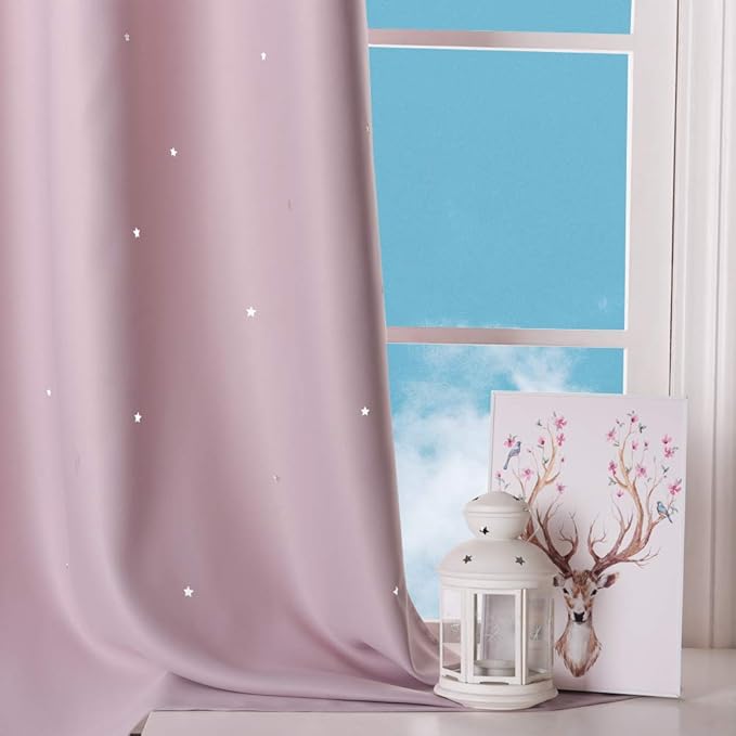 NICETOWN Twinkle Star Blackout Curtains - Image 4