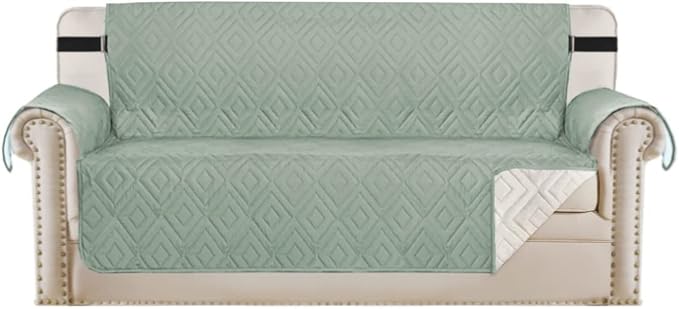 H.VERSAILTEX Reversible Sofa Slipcover Furniture Protector Water Resistant 2" by HVERSAILTEX