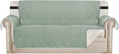 H.VERSAILTEX Reversible Sofa Slipcover Furniture Protector Water Resistant 2" by HVERSAILTEX