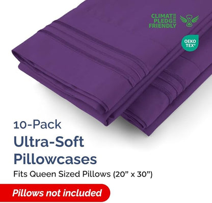 Queen Pillow Cases Set of 10 - Image 2