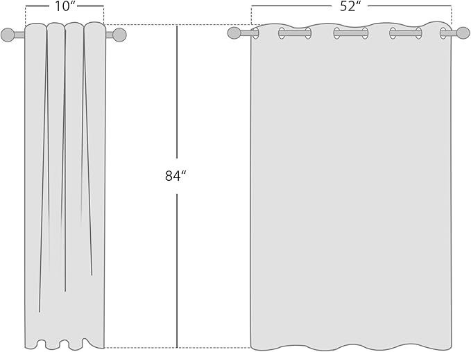 NICETOWN Semi Sheer Linen Curtains - Image 8