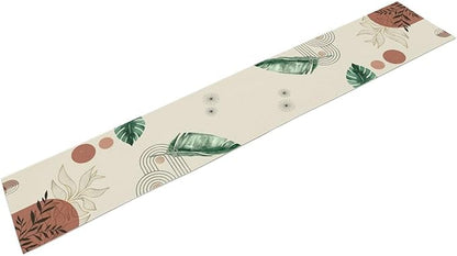 Mid-Century Boho Leaves Table Runner - Image 6