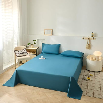WenBags Lightweight Waterproof Flat Sheet 90 * 98 Inches King Size-Mattress - Image 4